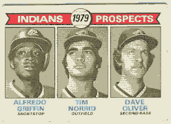 1979 Topps Baseball Cards      705     Alfredo Griffin/Tim Norrid/Dave Oliver RC